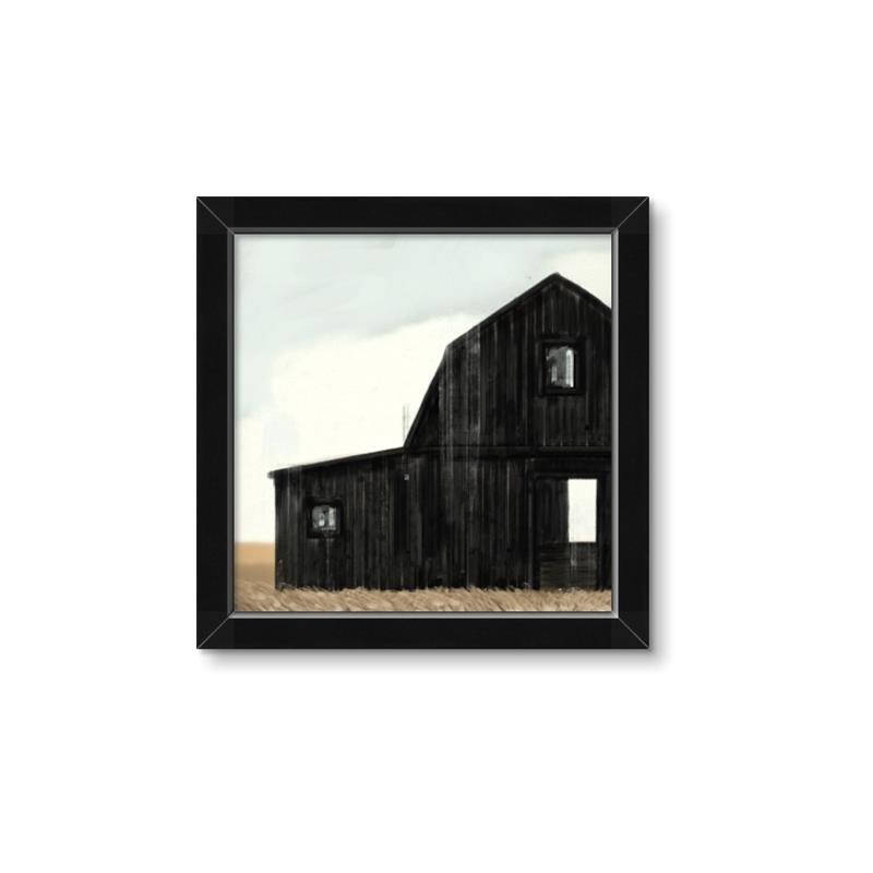 Picture of Big Black Barn _GroupedProduct_Square_Framed_Matted_