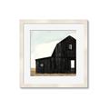 Picture of Big Black Barn _GroupedProduct_Square_Framed_Matted_