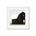 Picture of Big Black Barn _GroupedProduct_Square_Framed_Matted_