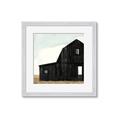 Picture of Big Black Barn _GroupedProduct_Square_Framed_Matted_
