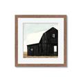 Picture of Big Black Barn _GroupedProduct_Square_Framed_Matted_