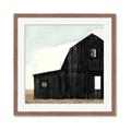 Picture of Big Black Barn _GroupedProduct_Square_Framed_Matted_