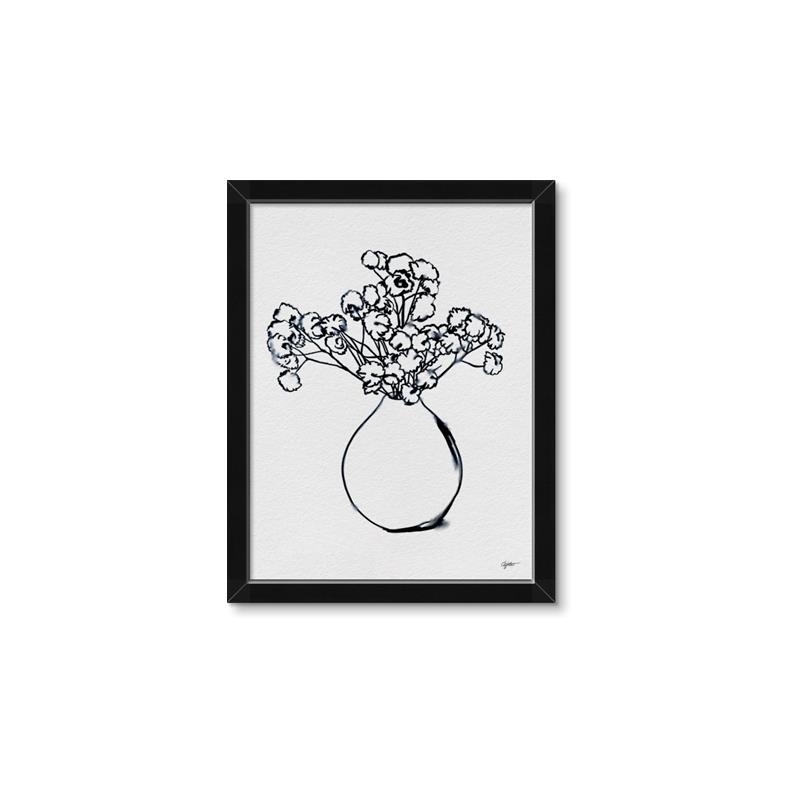 Picture of A Floral Sketch _GroupedProduct_Rectangle_Portrait_Framed_Matted_