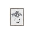 Picture of A Floral Sketch _GroupedProduct_Rectangle_Portrait_Framed_Matted_