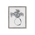 Picture of A Floral Sketch _GroupedProduct_Rectangle_Portrait_Framed_Matted_