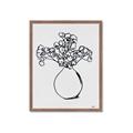 Picture of A Floral Sketch _GroupedProduct_Rectangle_Portrait_Framed_Matted_