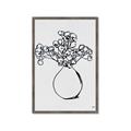 Picture of A Floral Sketch _GroupedProduct_Rectangle_Portrait_Framed_Matted_