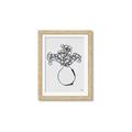 Picture of A Floral Sketch _GroupedProduct_Rectangle_Portrait_Framed_Matted_
