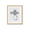 Picture of A Floral Sketch _GroupedProduct_Rectangle_Portrait_Framed_Matted_