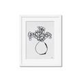 Picture of A Floral Sketch _GroupedProduct_Rectangle_Portrait_Framed_Matted_