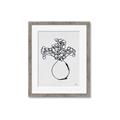 Picture of A Floral Sketch _GroupedProduct_Rectangle_Portrait_Framed_Matted_