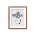Picture of A Floral Sketch _GroupedProduct_Rectangle_Portrait_Framed_Matted_