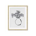 Picture of A Floral Sketch _GroupedProduct_Rectangle_Portrait_Framed_Matted_