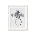 Picture of A Floral Sketch _GroupedProduct_Rectangle_Portrait_Framed_Matted_