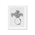 Picture of A Floral Sketch _GroupedProduct_Rectangle_Portrait_Framed_Matted_