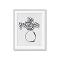 Picture of A Floral Sketch _GroupedProduct_Rectangle_Portrait_Framed_Matted_