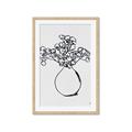 Picture of A Floral Sketch _GroupedProduct_Rectangle_Portrait_Framed_Matted_