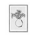 Picture of A Floral Sketch _GroupedProduct_Rectangle_Portrait_Framed_Matted_