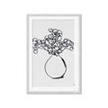 Picture of A Floral Sketch _GroupedProduct_Rectangle_Portrait_Framed_Matted_