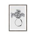 Picture of A Floral Sketch _GroupedProduct_Rectangle_Portrait_Framed_Matted_