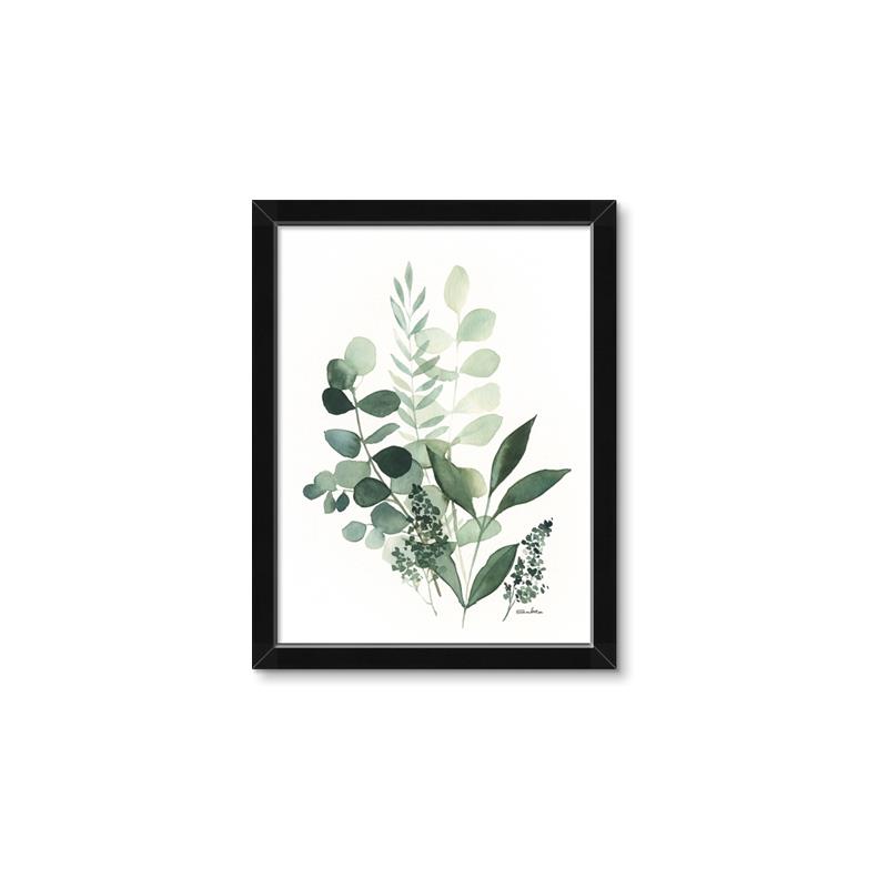 Picture of Green and Serene I _GroupedProduct_Rectangle_Portrait_Framed_Matted_