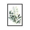Picture of Green and Serene I _GroupedProduct_Rectangle_Portrait_Framed_Matted_