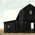 Picture of Big Black Barn _GroupedProduct_Square_Unframed_Print_Only_