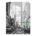 Picture of Big Cat on street of NY _GroupedProduct_Rectangle_Portrait_Unframed_Print_Only_
