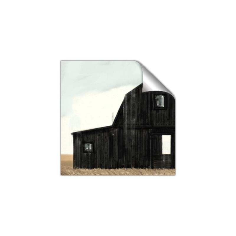 Picture of Big Black Barn _GroupedProduct_Square_Unframed_Print_Only_