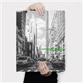 Picture of Big Cat on street of NY _GroupedProduct_Rectangle_Portrait_Canvas_