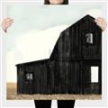 Picture of Big Black Barn _GroupedProduct_Square_Canvas_