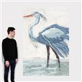 Picture of Blue Storks I _GroupedProduct_Rectangle_Portrait_Canvas_