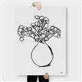 Picture of A Floral Sketch _GroupedProduct_Rectangle_Portrait_Canvas_