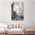 Picture of Big Cat on street of NY _GroupedProduct_Rectangle_Portrait_Canvas_
