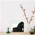 Picture of Big Black Barn _GroupedProduct_Square_Canvas_