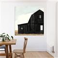 Picture of Big Black Barn _GroupedProduct_Square_Canvas_