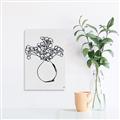 Picture of A Floral Sketch _GroupedProduct_Rectangle_Portrait_Canvas_
