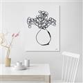 Picture of A Floral Sketch _GroupedProduct_Rectangle_Portrait_Canvas_