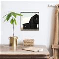 Picture of Big Black Barn _GroupedProduct_Square_Canvas_Framed_