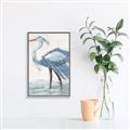 Picture of Blue Storks I _GroupedProduct_Rectangle_Portrait_Canvas_Framed_