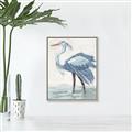 Picture of Blue Storks I _GroupedProduct_Rectangle_Portrait_Canvas_Framed_