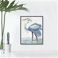 Picture of Blue Storks I _GroupedProduct_Rectangle_Portrait_Canvas_Framed_