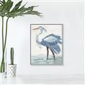 Picture of Blue Storks I _GroupedProduct_Rectangle_Portrait_Canvas_Framed_