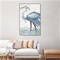 Picture of Blue Storks I _GroupedProduct_Rectangle_Portrait_Canvas_Framed_