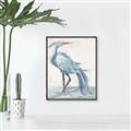 Picture of Blue Storks I _GroupedProduct_Rectangle_Portrait_Canvas_Framed_