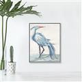 Picture of Blue Storks I _GroupedProduct_Rectangle_Portrait_Canvas_Framed_