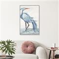 Picture of Blue Storks I _GroupedProduct_Rectangle_Portrait_Canvas_Framed_
