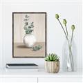 Picture of Delicate leaves _GroupedProduct_Rectangle_Portrait_Canvas_Framed_