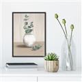 Picture of Delicate leaves _GroupedProduct_Rectangle_Portrait_Canvas_Framed_