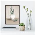 Picture of Delicate leaves _GroupedProduct_Rectangle_Portrait_Canvas_Framed_